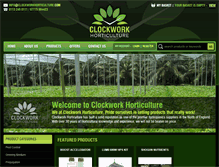 Tablet Screenshot of clockworkhorticulture.com